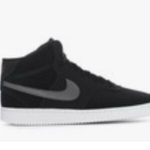 Nike Black and Gray High-Top Sneakers